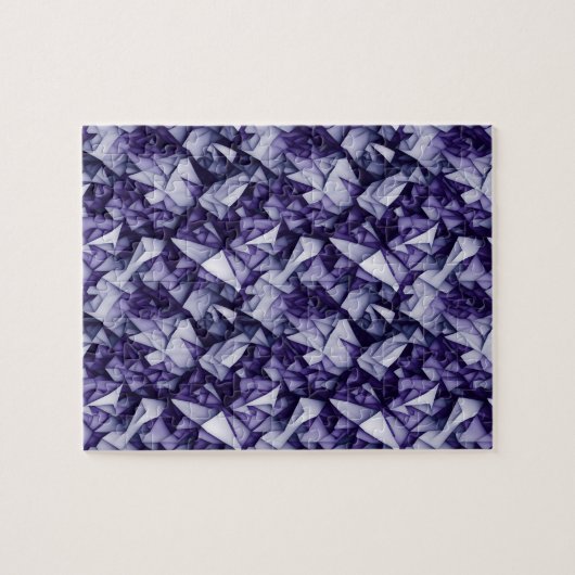 Lila Abstraktes Puzzle (Horizontal)