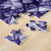 Lila Abstraktes Puzzle (Seite)