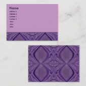 lila abstraktes visitenkarte (Vorne/Hinten)