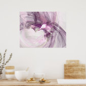 Lila Absturz Poster (Küche)