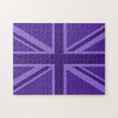 Lila Accent Union Jack Decor Puzzle (Horizontal)