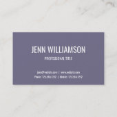 Lila Achat geode moderne violette Geschäftskarte Visitenkarte (Rückseite)