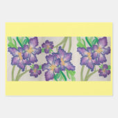 Lila Adenium Geschenkpapier Set (Vorderseite)