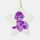 Lila Affe Keramik Ornament (Rechts)