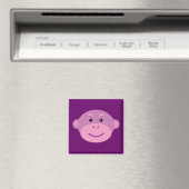 Lila Affe Magnet (In Situ (Geschirrspüler))