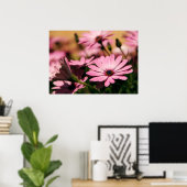 Lila African Daisy Poster (Heimbüro)