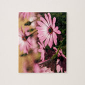 Lila African Daisy Puzzle (Vertikal)