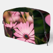 Lila African Daisy Waschbeutel (Rechte Ecke)