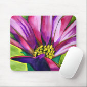 Lila afrikanische Daisy-Blume Mousepad (Mit Mouse)