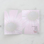 Lila afrikanisches Gänseblümchen, durch AnnaWight Karte (Innenseite)