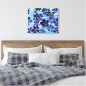 Lila afrikanisches Violett Leinwanddruck (Insitu (Schlafzimmer))