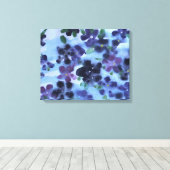 Lila afrikanisches Violett Leinwanddruck (Insitu (Holzboden))