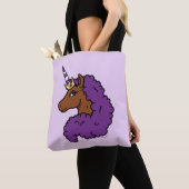 Lila Afro Unicorn Tasche (Von Nahem)