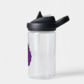 Lila Afro Unicorn Trinkflasche (Links)