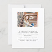 Lila Agate Foto 2024 Abschluss Ankündigung (Rückseite)