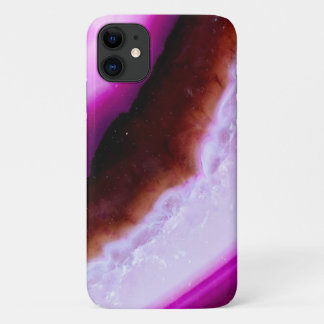 Lila Agate Gemstone mit Quarz Case-Mate iPhone Hülle