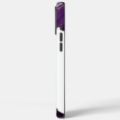 Lila Agate Geode Stone iPhone Case-Mate iPhone Hülle (Rückseite / Links)