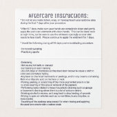 Lila Agate Geode Stone Rose Gold Mikroblende Visitenkarten (Innenseite Aufgefaltet)