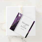 Lila Agate Wedding Names Vielen Dank für Ihre Lieb Geschenkanhänger (Beispiel)