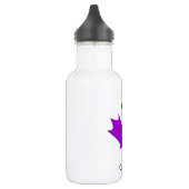 Lila Ahornblätterblatt Kanada - Trinkflasche (Links)