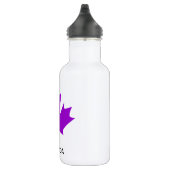 Lila Ahornblätterblatt Kanada - Trinkflasche (Rechts)