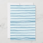 Lila Airplane Babydusche auf und ab Einladung (Rückseite)