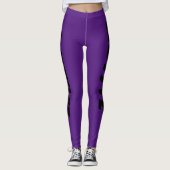 Lila Aktivität Leggings (Vorderseite)