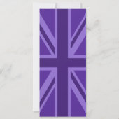 Lila Akzent Behalte Ruhe und Ihre Textunionsbuchse (Rückseite)