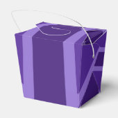 Lila Akzent Behalte Ruhe und Ihre Textunionsbuchse Geschenkschachtel (Rückseite)