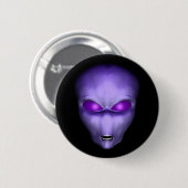 Lila Alien Button (Vorne & Hinten)