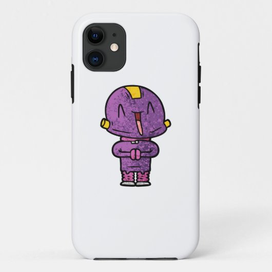 lila Alien Case-Mate iPhone Hülle (Rückseite)