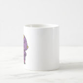 lila Alien Kaffeetasse (Mittel)