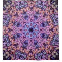 Lila Alien Kaleidoskopie Mandala