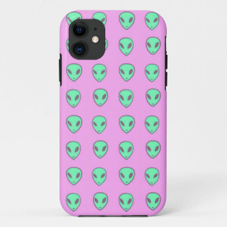 Lila alien-Kasten Case-Mate iPhone Hülle