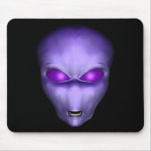Lila Alien Mousepad (Vorne)
