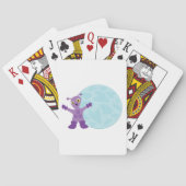Lila Alien Spielkarten (Rückseite)