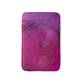 Lila Alkoholfarbe Badematte (Vorderseite Vertikal)