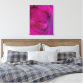 Lila Alkoholfarbe Leinwanddruck (Insitu (Schlafzimmer))