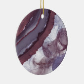 Lila Alkoholtinte Keramik Ornament (Rechts)