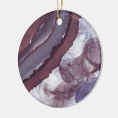 Lila Alkoholtinte Keramik Ornament (Links)