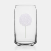 Lila Allium Bloom Floral Dosenglas (Rückseite)