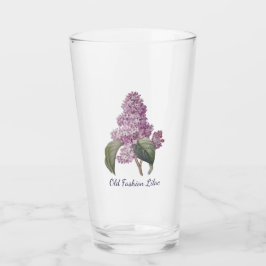 Lila alte Mode Lilac Blume Tumbler Glass
