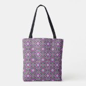 Lila altes islamisches Mandala-Muster Tasche (Rückseite)