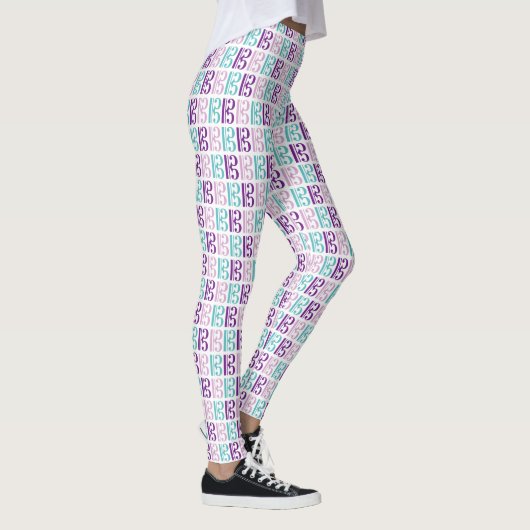 Lila Alto Clef Leggings (Rechts)
