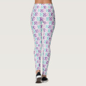 Lila Alto Clef Leggings (Rückseite)