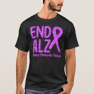 Lila Alzheimer-Alzheimer-Alz-Erinnerungen T-Shirt