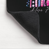 Lila Alzheimer End Awareness Rainbow Elephan Mousepad (Ecke)