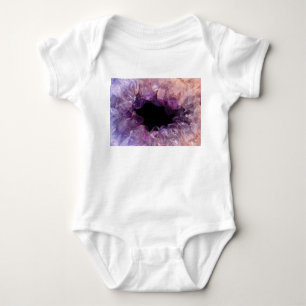 Lila Amethyst Baby Strampler