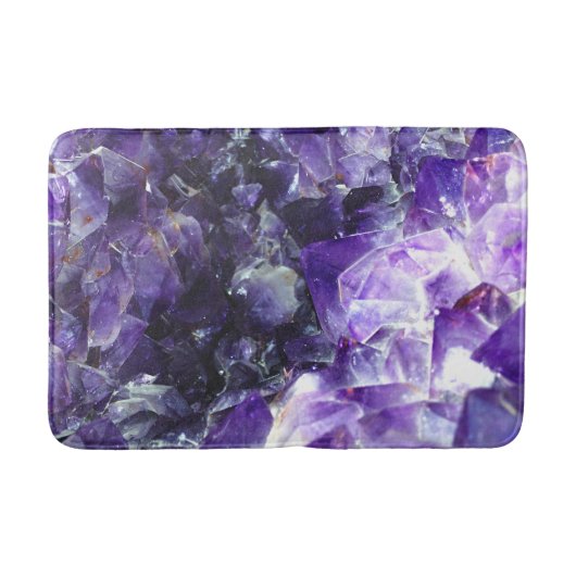 Lila Amethyst Badematte (Vorderseite)