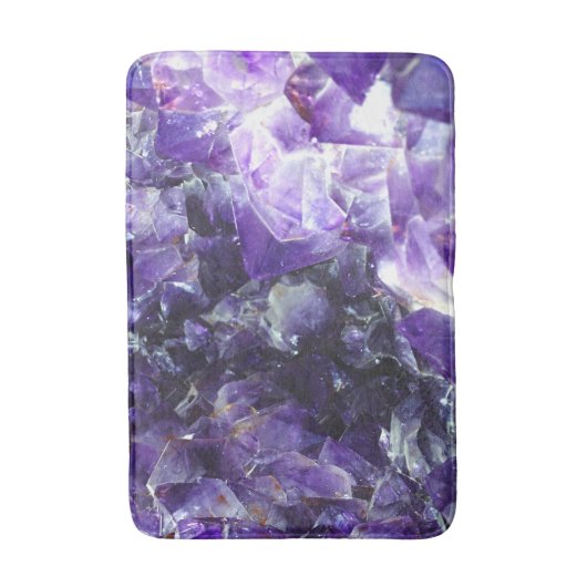 Lila Amethyst Badematte (Vorderseite Vertikal)